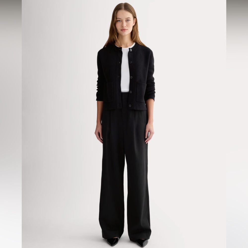 Everlane The Draper Pleated Pant in Buttersmooth